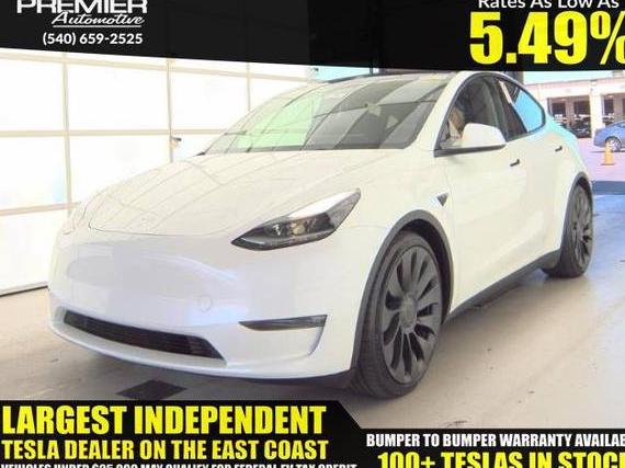 TESLA MODEL Y 2022 7SAYGDEF0NF541189 image